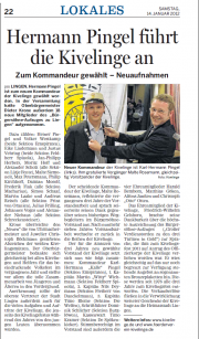 
Karl-Hermann Pingel neuer Kommandeur
